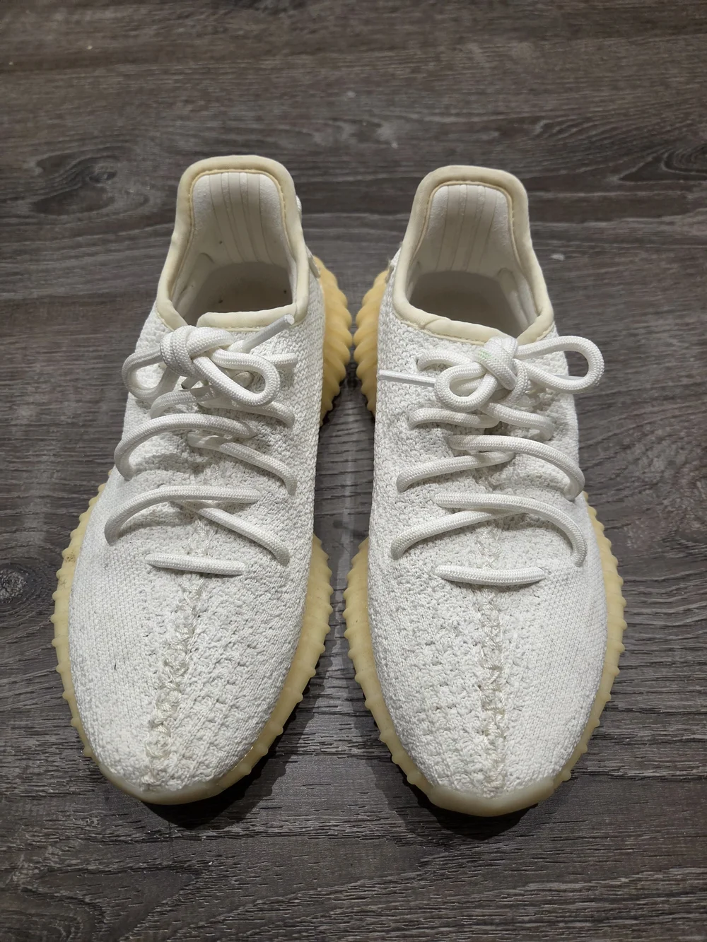 Yeezy boost 350 Women’s White sneakers size 6